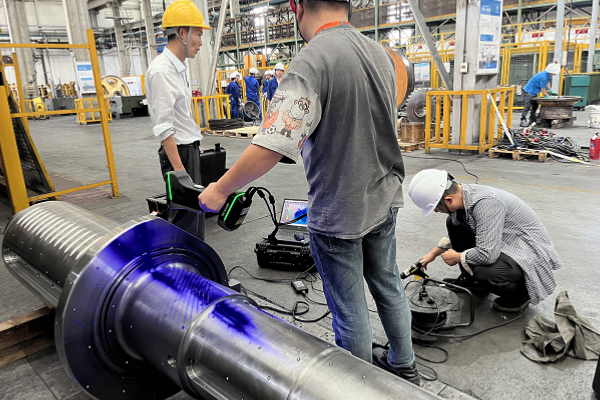 蒂森克虏伯锻造车间设备三维扫描测绘