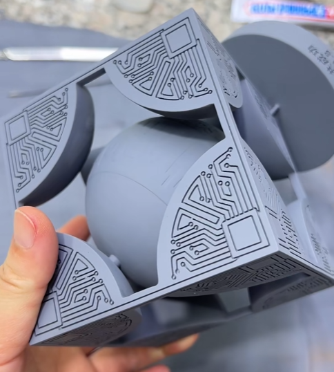 杭州3D打印手板，可实现各种复杂的内部设计，高精度还原各种细节 (Image 1)